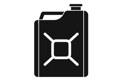 Gas canister icon, simple style
