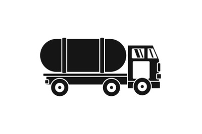Tanker truck icon, simple style