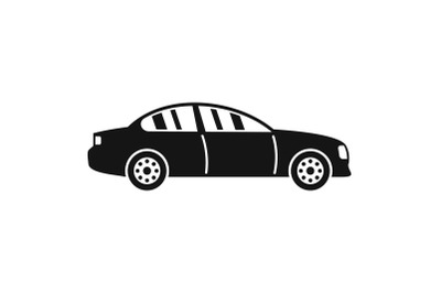 Gas car icon, simple style