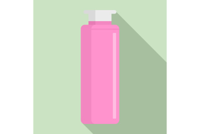 Dispenser bottle icon, flat style