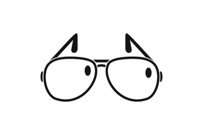 Sunglasses icon, simple style