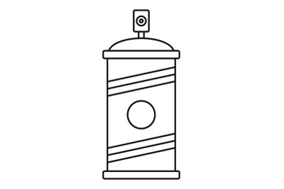 Painting spray icon, outline style