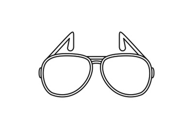 Sunglasses icon, outline style