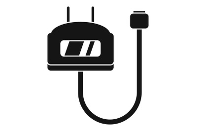 Charge vape set icon, simple style