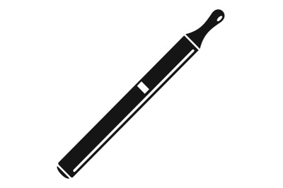 Electric cigarette icon, simple style