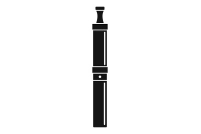Modern vape pen icon, simple style