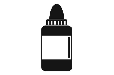 Vaping liquid icon, simple style