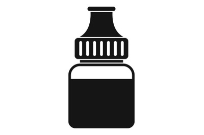 Fruit vape liquid icon, simple style