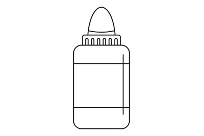 Vaping liquid icon, outline style