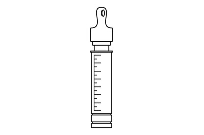 Vape dose icon, outline style