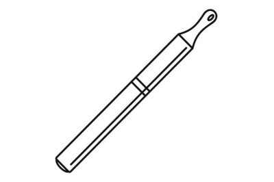 Electric cigarette icon, outline style