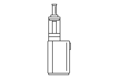 Mod box icon, outline style