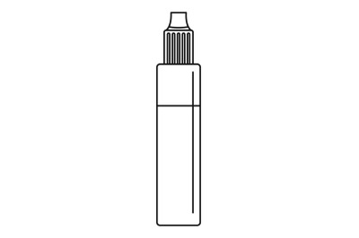 Nicotine liquid icon, outline style