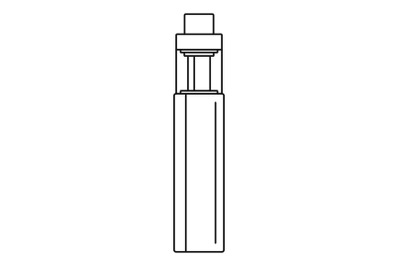 Vape pen icon, outline style