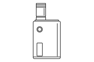 Vaping box icon, outline style