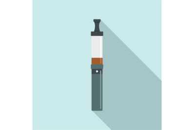 Modern vape pen icon, flat style