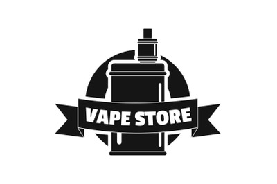 Vape new store logo, simple style