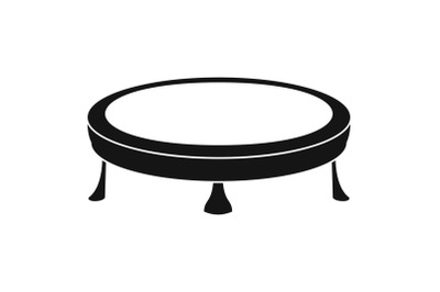 Trampoline icon, simple style