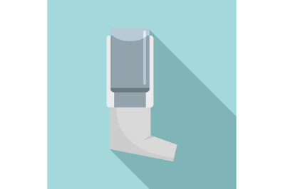 Inhaler icon, flat style