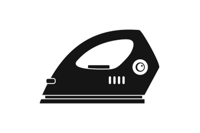 Electric iron icon, simple style