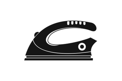 Modern iron icon, simple style