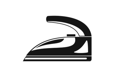 Steel iron icon, simple style