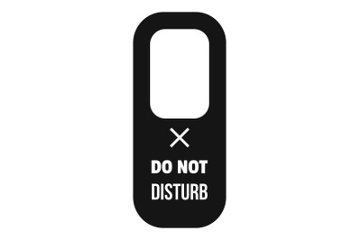 Hanger tag icon, simple style