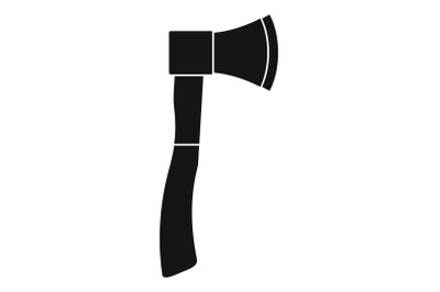 Garden axe icon, simple style
