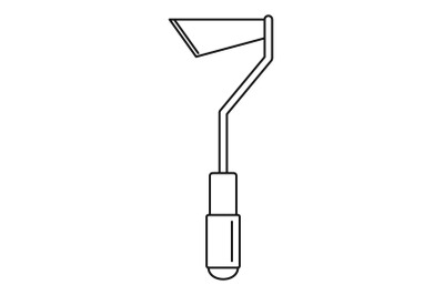 Garden dig tool icon, outline style