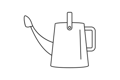 Water can icon, outline style