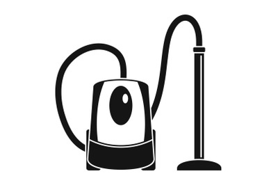 Plastic vacuum cleaner icon, simple style