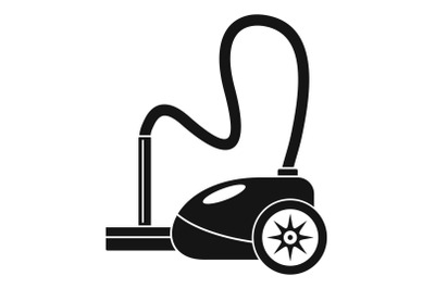 German vacuum cleaner icon, simple style