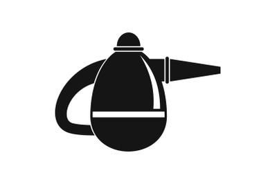 Small hand vacuum cleaner icon, simple style