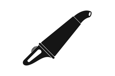 Car vacuum cleaner icon, simple style