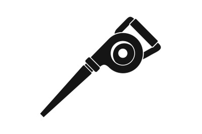 Garden vacuum cleaner icon, simple style