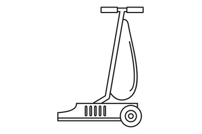 Commercial vacuum cleaner icon, outline style