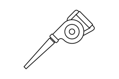 Garden vacuum cleaner icon, outline style