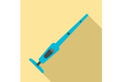 Modern vacuum cleaner icon, flat style