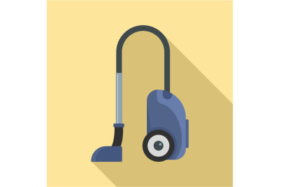 House vacuum cleaner icon, flat style