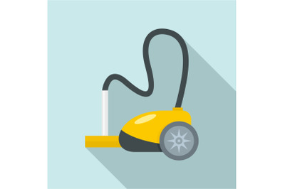 German vacuum cleaner icon, flat style