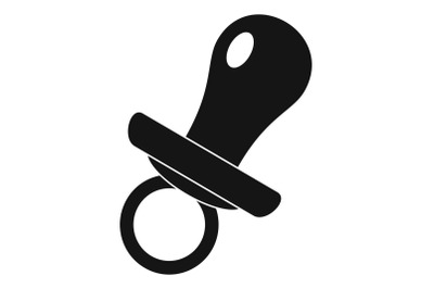 Nipple icon, simple style