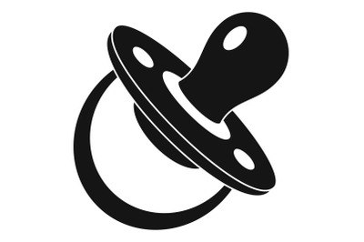 Child nipple icon, simple style