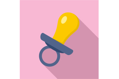 Nipple icon, flat style