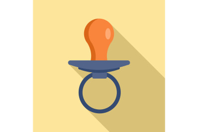 Boy nipple icon, flat style
