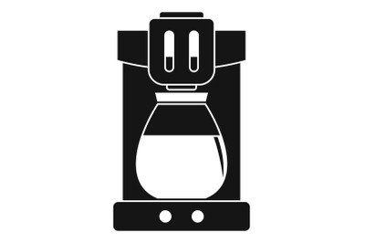 Coffee machine icon, simple style