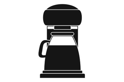 Classic coffee machine icon, simple style
