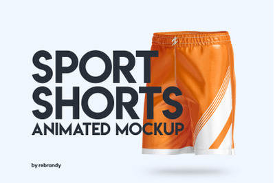 Sport Shorts Animated Mockup