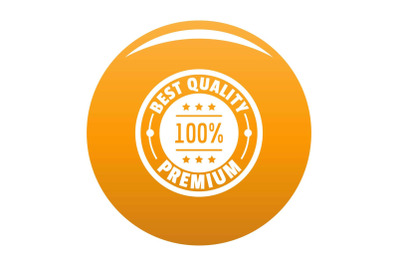 Best offer logo icon vector orange