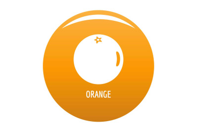 Orange icon vector orange