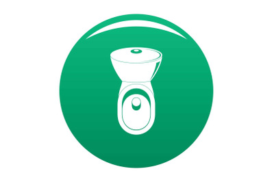 Wc icon vector green